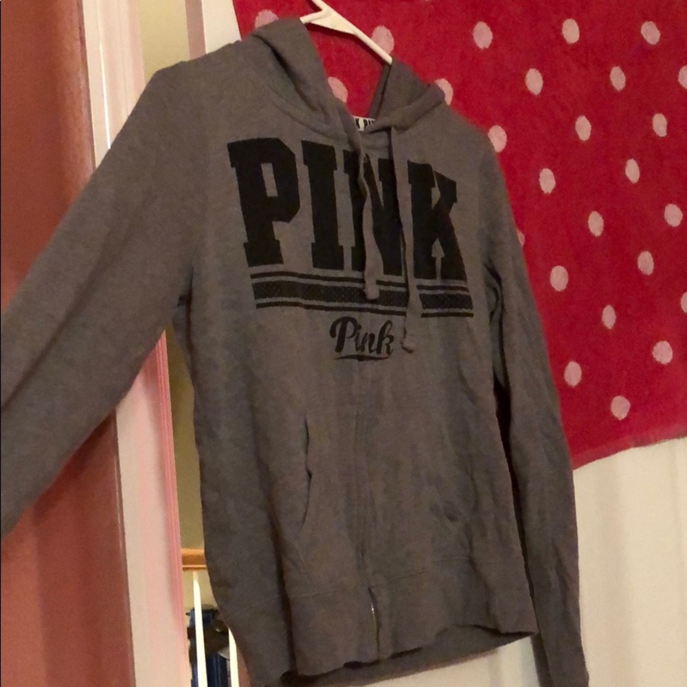 Zip-up grey jacket from PINK